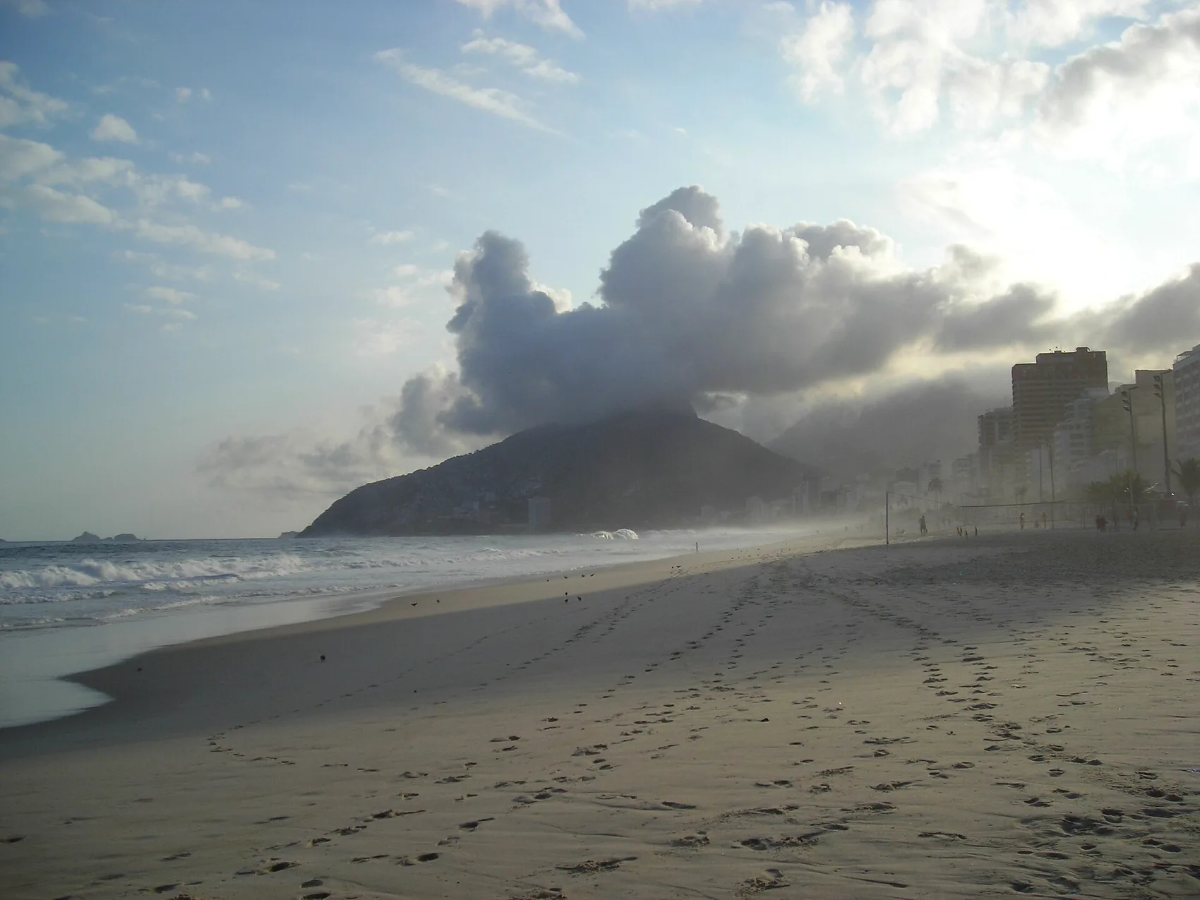 Ipanema beach and the Dois Irmãos peaks